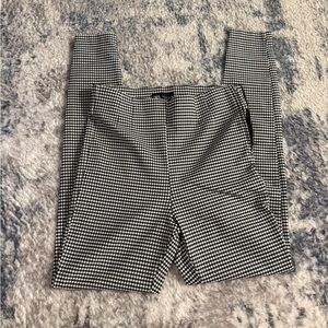 Zara Monochrome Checkered Trousers